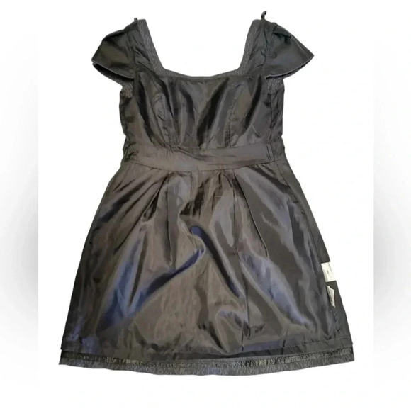 BCBG Cap Sleeve Grey Mini Lined Dress Size 4 - Picture 8 of 12